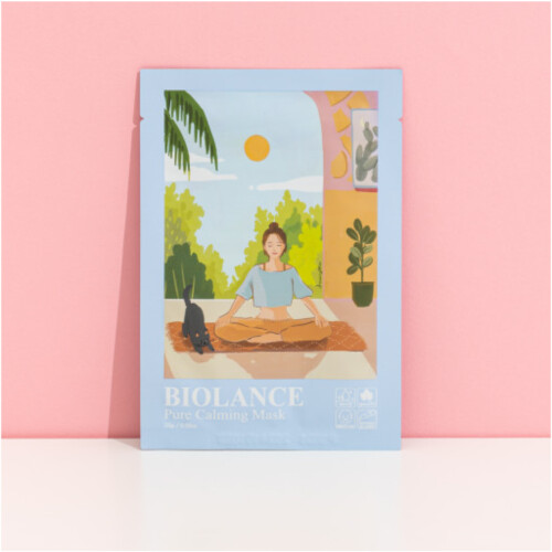 [DELLALUZ] ビオランス ピュアカーミング マスクパック 25g 5枚