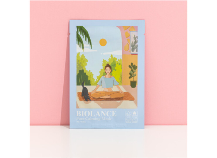 [DELLALUZ] ビオランス ピュアカーミング マスクパック 25g 5枚